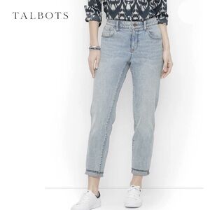 Talbots | Simply Flattering Boyfriend Jean | SZ 8 | Light Wash